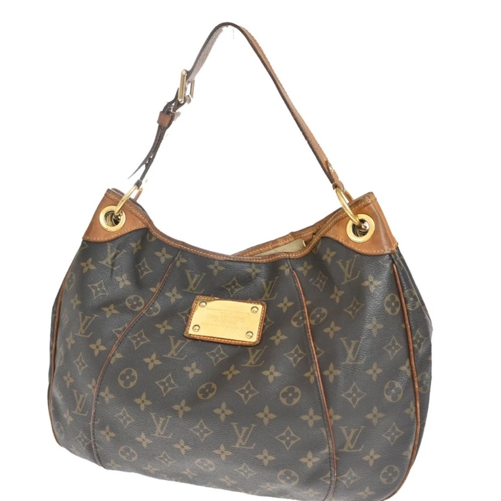 Louis Vuitton Brown Galliera  PM Shoulder Bag Monogram leather Brown Bag